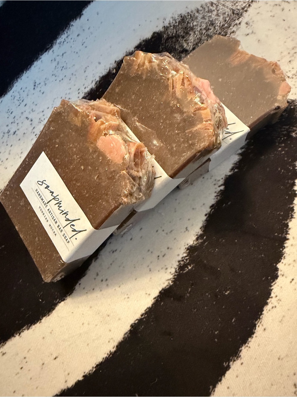 Soapminded Handmade Artisan Bar Soap - Turkish Mocca (Set of 3) - Picture 5 of 6